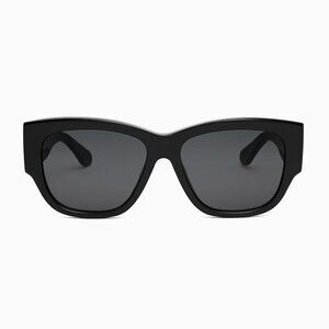Bottega Veneta BV1026S Women’s Oversized Square Sunglasses Acetate Frame Black